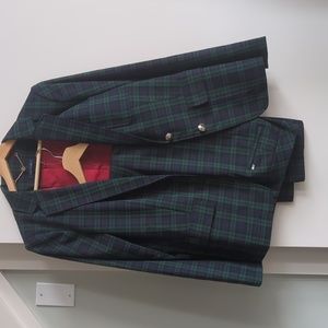 Tommy Hilfiger Black Watch plaid suit